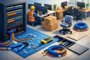 Structured Cabling for Office Moves Done Right