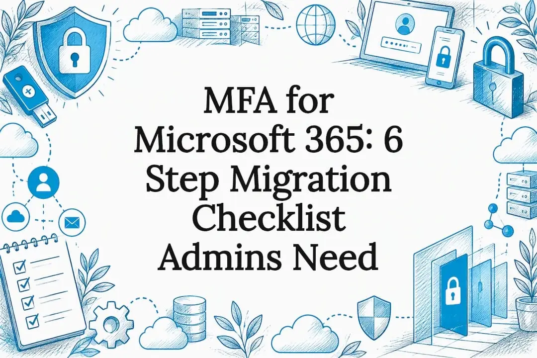 Decorative MFA migration checklist title card