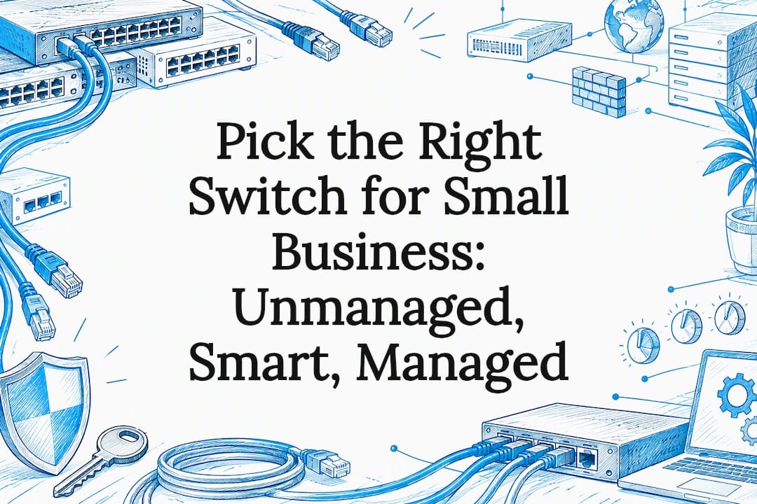 Decorative network switch title card