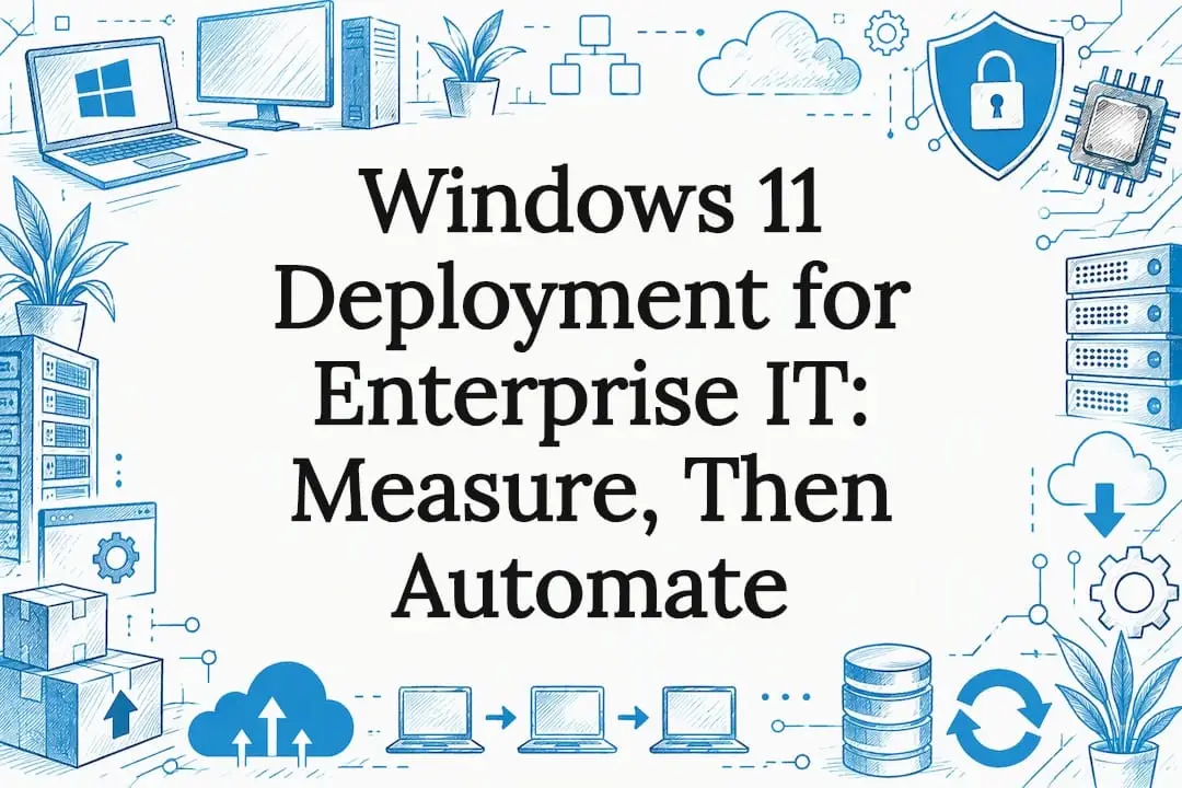 Windows deployment title card illustration