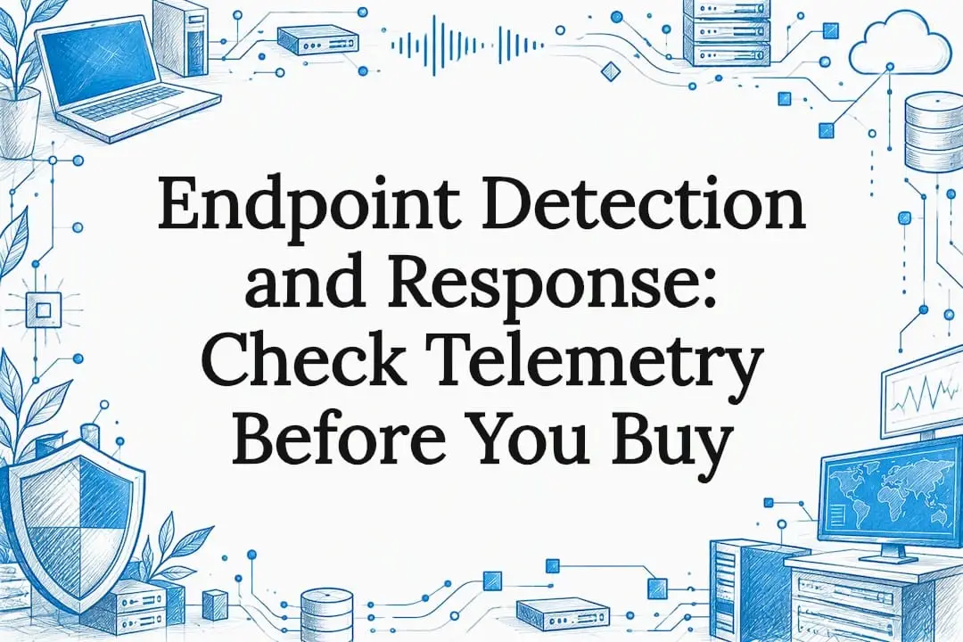 Hand-drawn endpoint telemetry title card