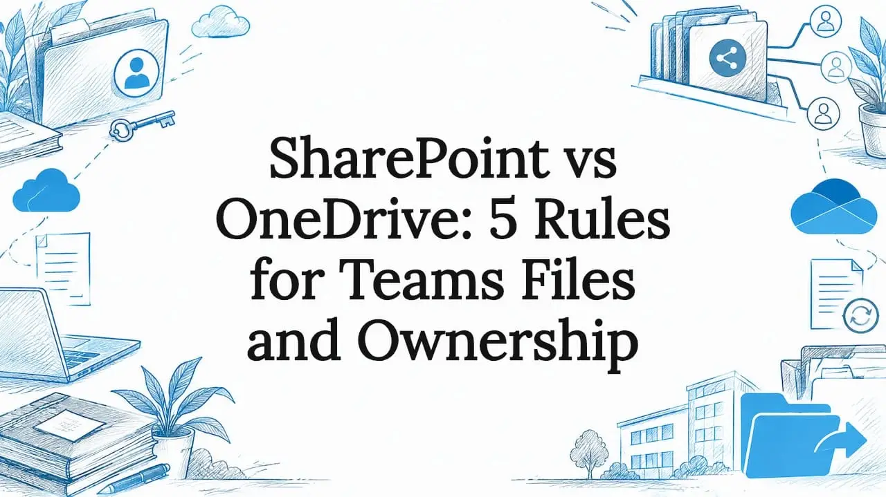 Sketch of personal and shared file symbols