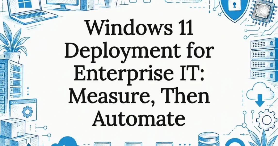 Windows deployment title card illustration